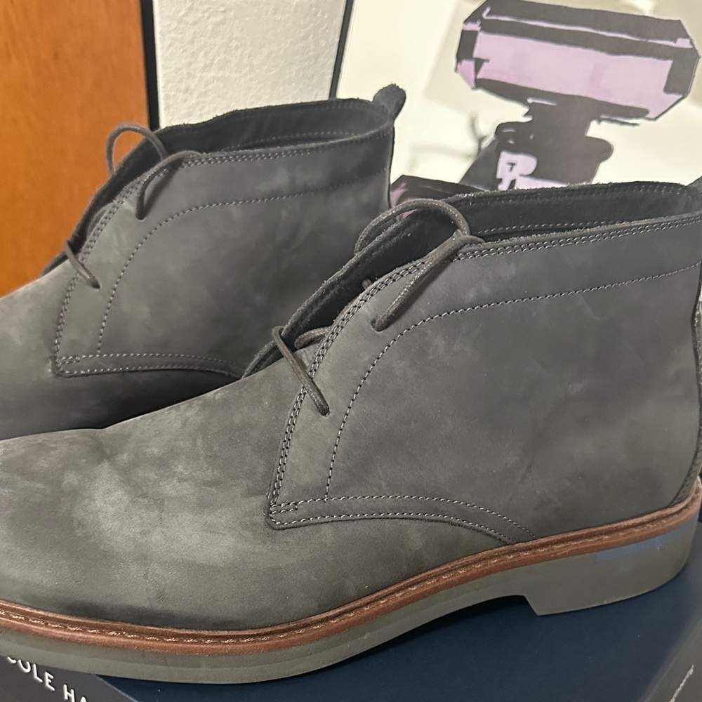 Cole Haan New York Chukka Suede Boots, EUC - Picture 7 of 9